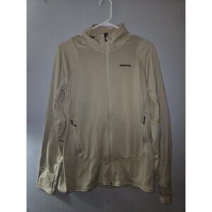 Patagonia Men's Size Large R1 Full-Zip Jacket Tan